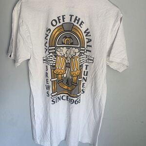 Vans Off The Wall White Graphic T-Shirt